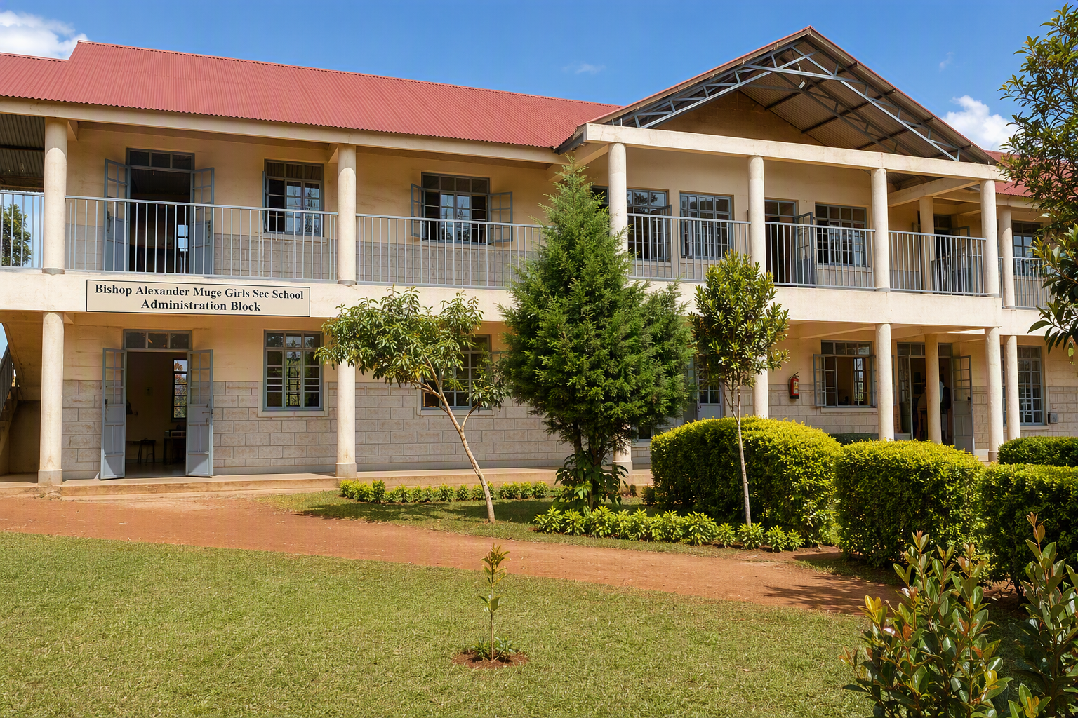 School campus buildings